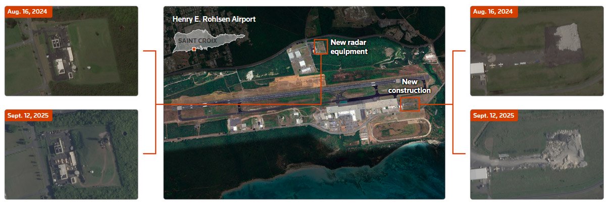 英媒发现美军正在升级一处废弃海军基地，“可能想恐吓马杜罗”